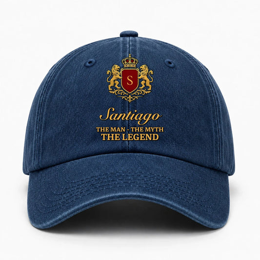 The Man The Myth The Legend Royal Blue Cap SANTIAGO 13K1 C49PF