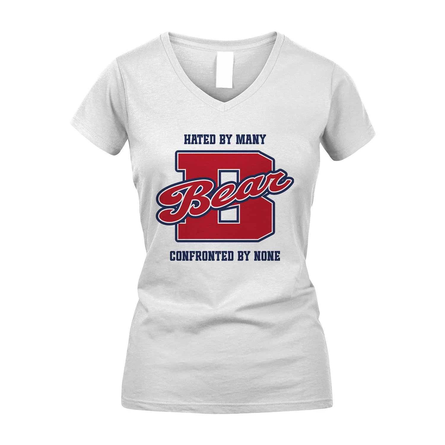 Hated By Many Confronted By None Personalized Name Shirt BEAR M1-8