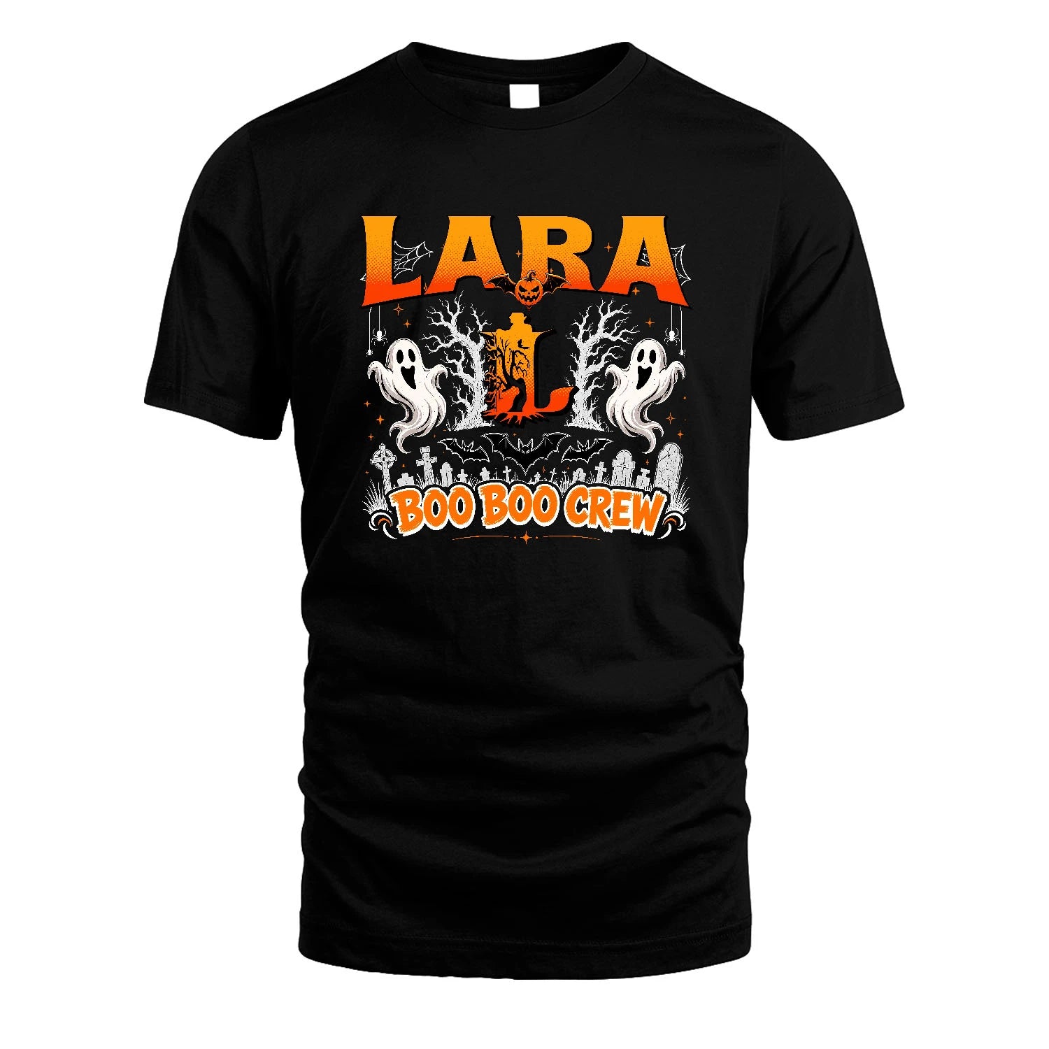 Boo Boo Crew Halloween Custom Name Shirt LARA M1-28