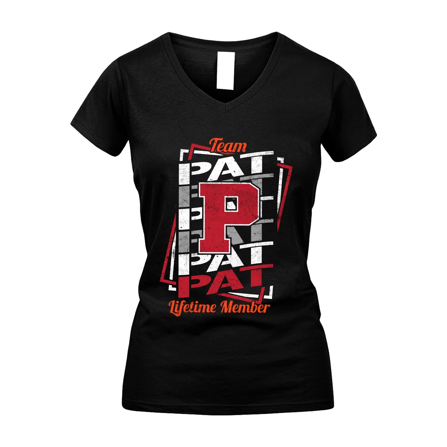Team Your Name Lifetime Member Sporty Shirt PAT M1-25