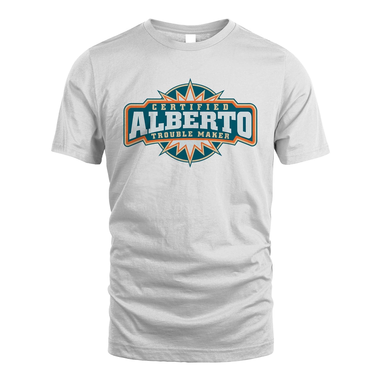Certified Your Name Trouble Maker Shirt ALBERTO M1-36