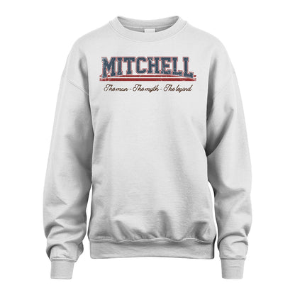 The Man The Myth The Legend Vintage Shirt MITCHELL M1-6