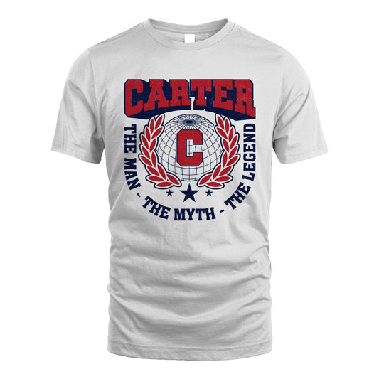 The Man The Myth The Legend Logo Shirt CARTER M1-30