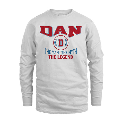 The Man The Myth The Legend Jet Style Shirt DAN M1-9