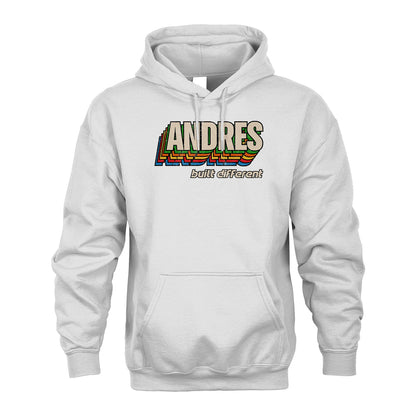 Your Name Built Different Retro Shirt ANDRES M1-26