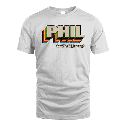 Your Name Built Different Retro Shirt PHIL M1-26