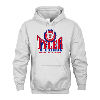 Your Name Never Back Down Shirt TYLER M1-33