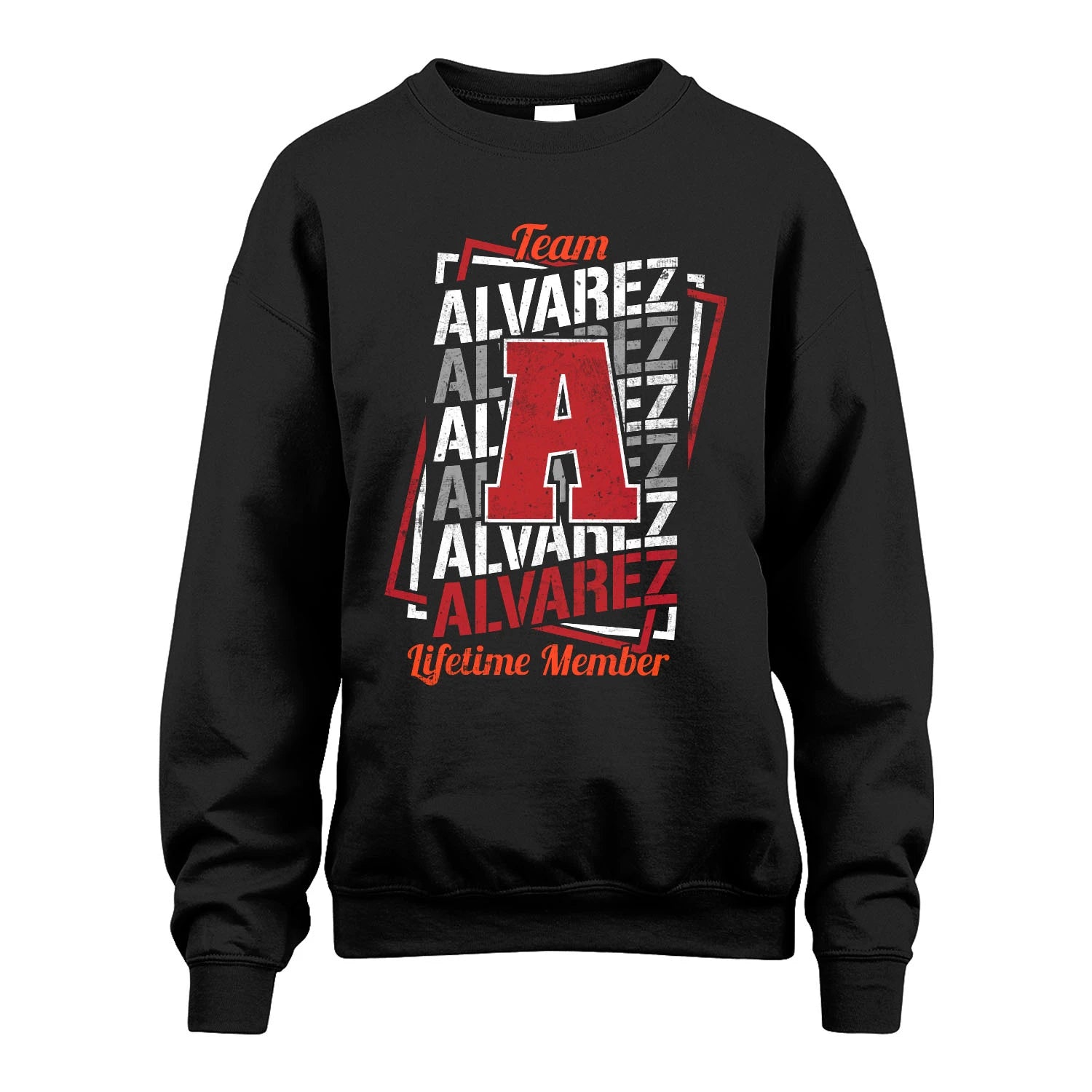 Team Your Name Lifetime Member Sporty Shirt ALVAREZ M1-25