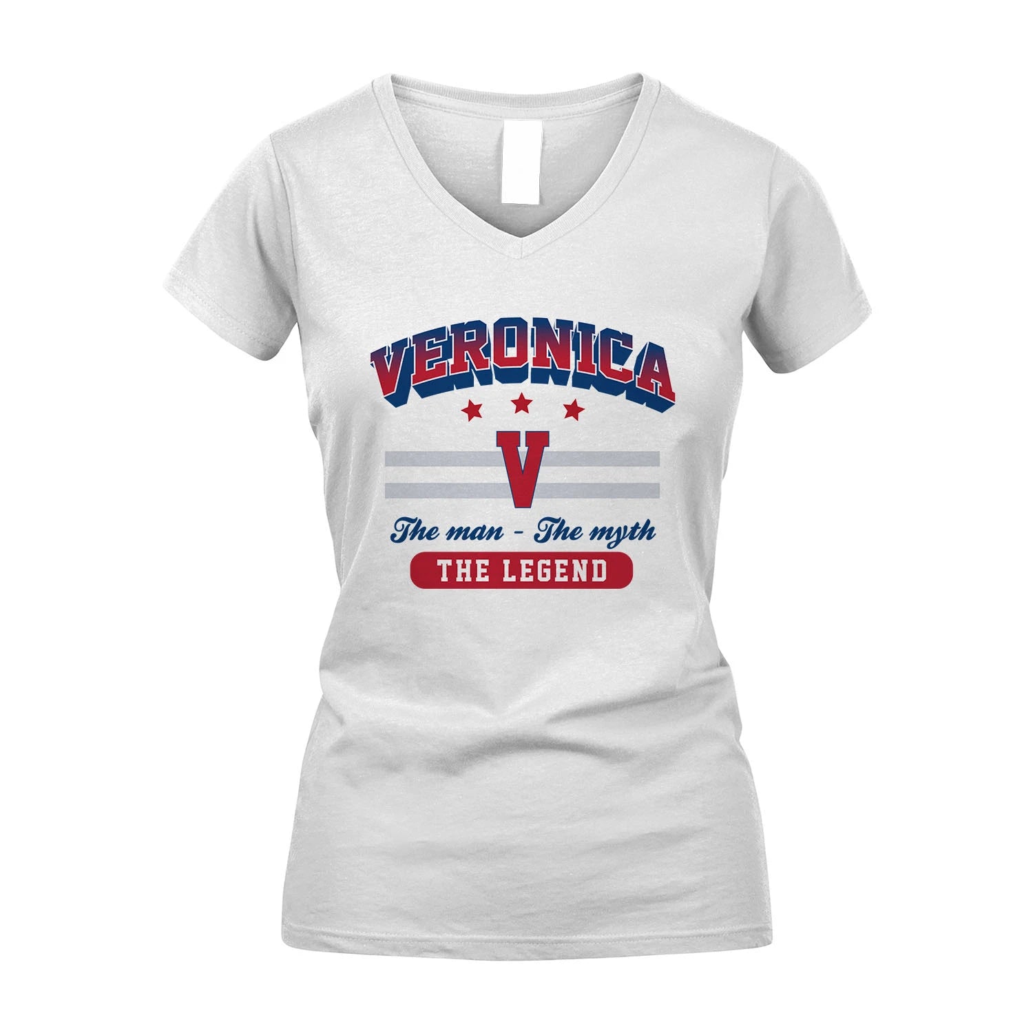 The Man The Myth The Legend With Your Name Shirt VERONICA M1-35
