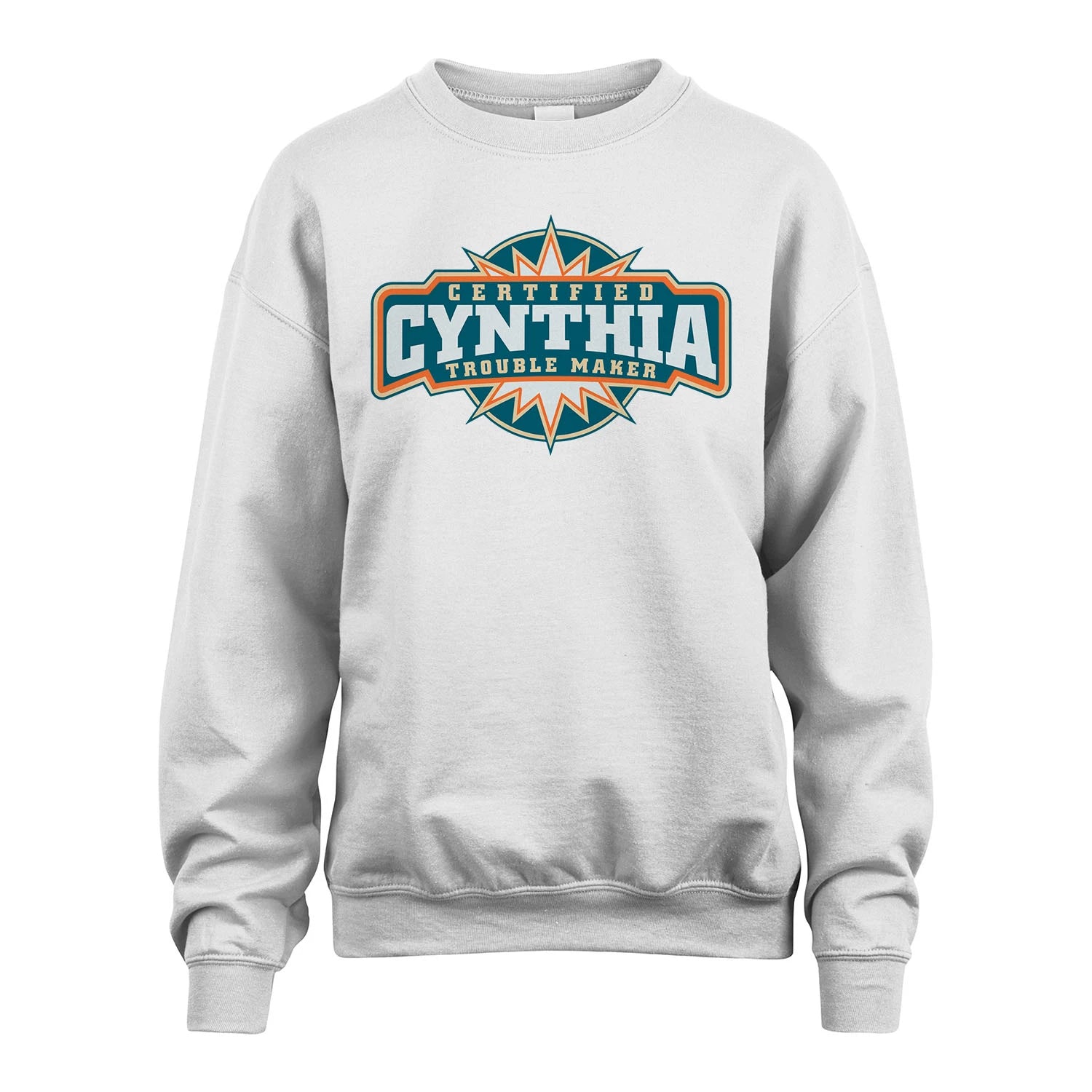 Certified Your Name Trouble Maker Shirt CYNTHIA M1-36