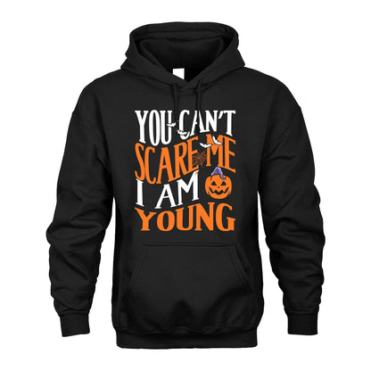 You Can't Scare Me I Am Funny Halloween Shirt YOUNG M1-45