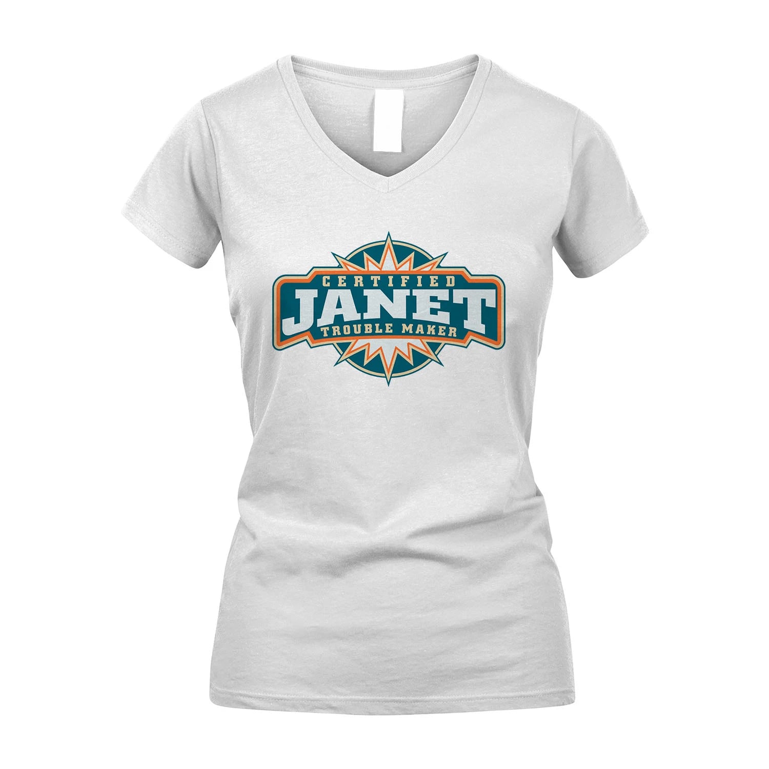 Certified Your Name Trouble Maker Shirt JANET M1-36