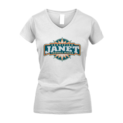 Certified Your Name Trouble Maker Shirt JANET M1-36