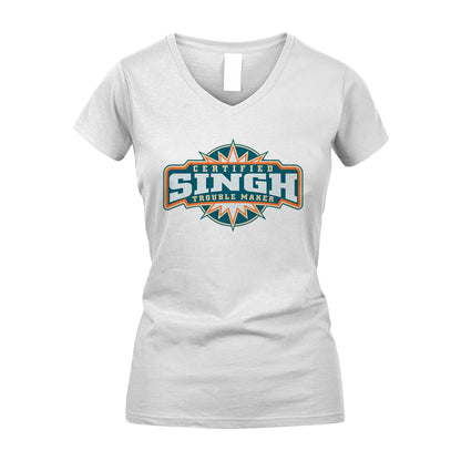 Certified Your Name Trouble Maker Shirt SINGH M1-36