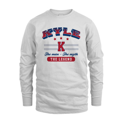 The Man The Myth The Legend With Your Name Shirt KYLE M1-35