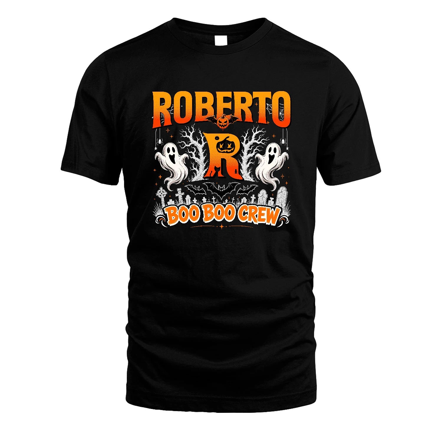 Boo Boo Crew Halloween Custom Name Shirt ROBERTO M1-28