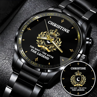 The Man The Myth The Legend King Crown Watch CHRISTINE M1-W4