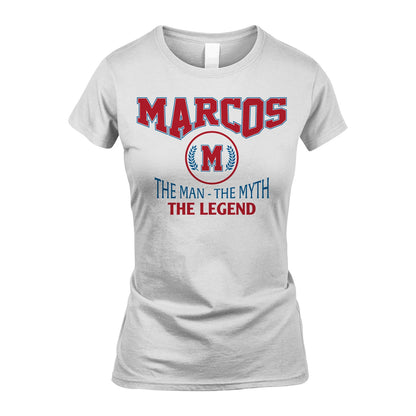 The Man The Myth The Legend Jet Style Shirt MARCOS M1-9