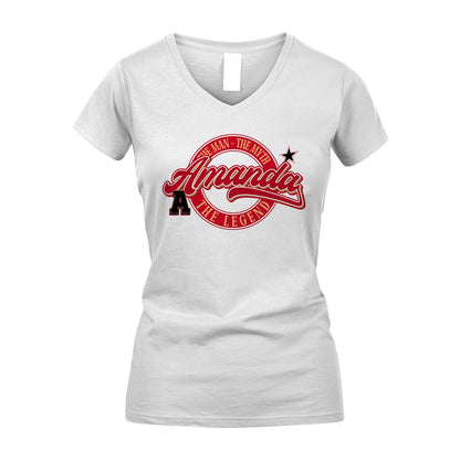 The Man The Myth The Legend Sporty Shirt AMANDA M1-14