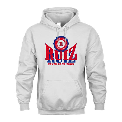 Your Name Never Back Down Shirt RUIZ M1-33