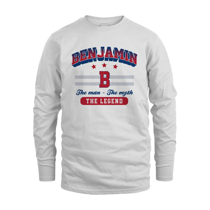 The Man The Myth The Legend With Your Name Shirt BENJAMIN M1-35