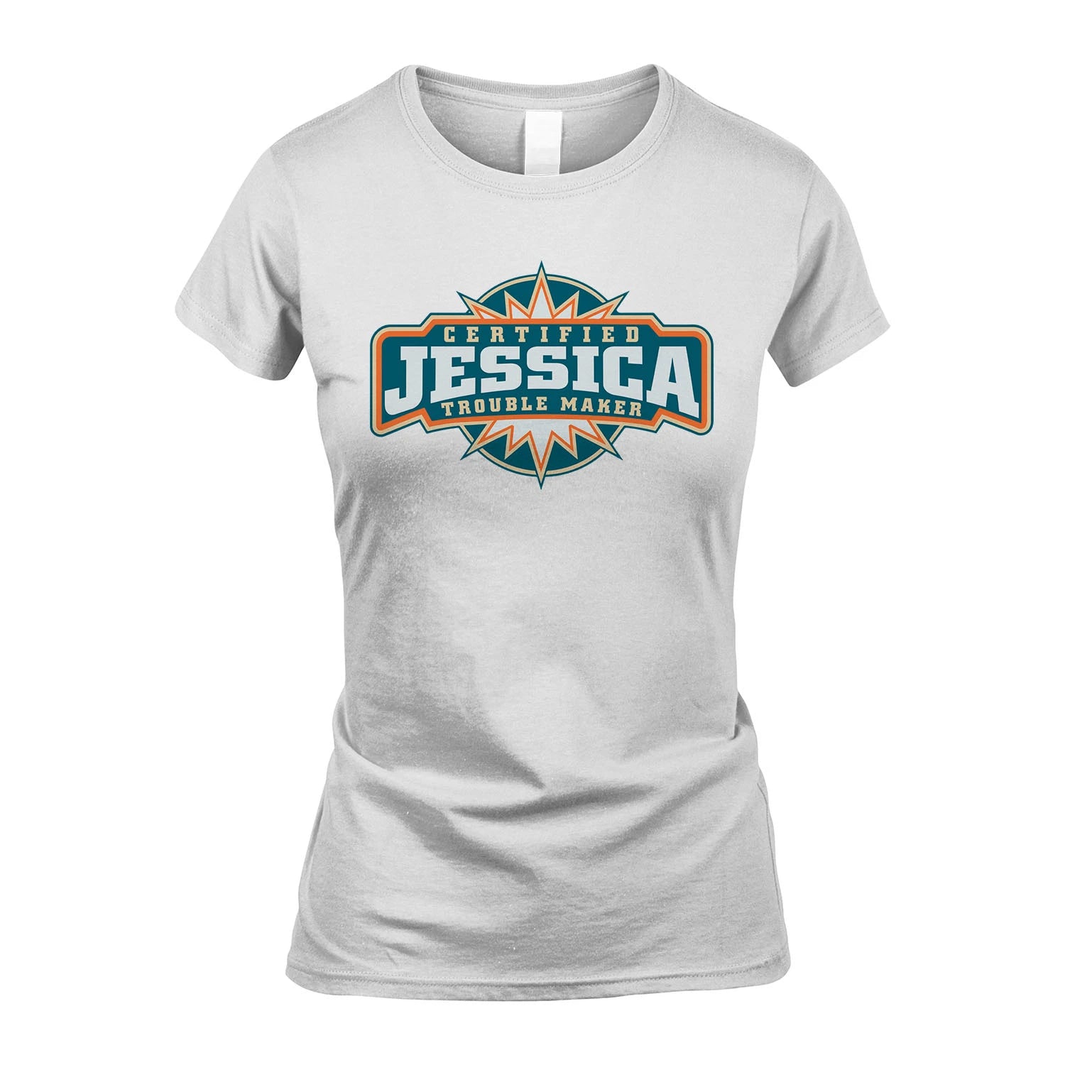 Certified Your Name Trouble Maker Shirt JESSICA M1-36