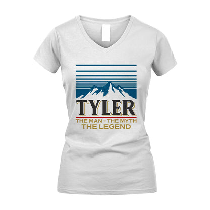The Man The Myth The Legend Vintage Mountain Shirt TYLER M1-19