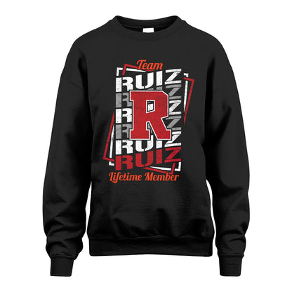 Team Your Name Lifetime Member Sporty Shirt RUIZ M1-25