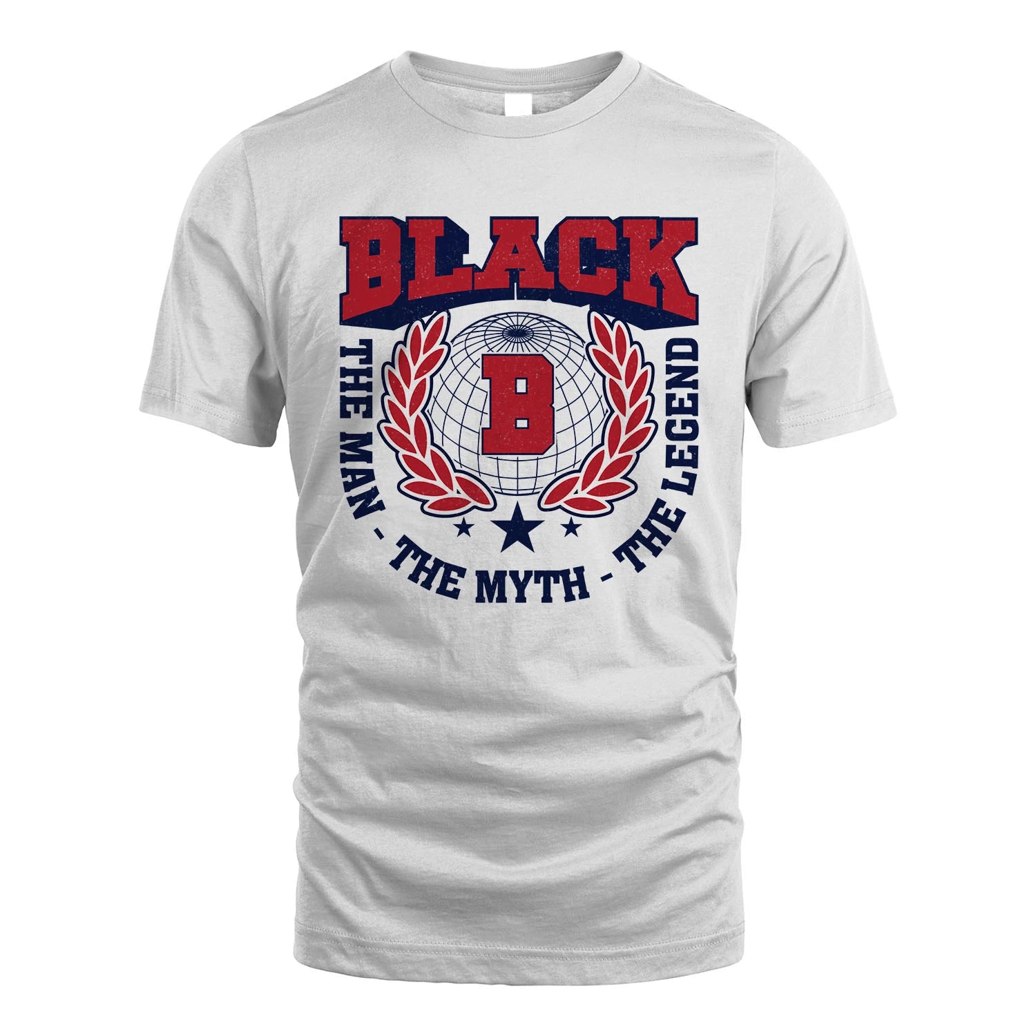 The Man The Myth The Legend Logo Shirt BLACK M1-30