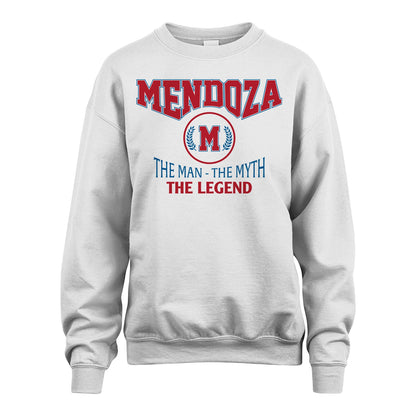 The Man The Myth The Legend Jet Style Shirt MENDOZA M1-9