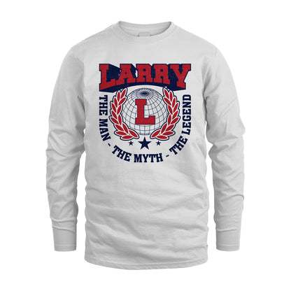 The Man The Myth The Legend Logo Shirt LARRY M1-30
