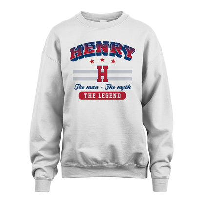 The Man The Myth The Legend With Your Name Shirt HENRY M1-35