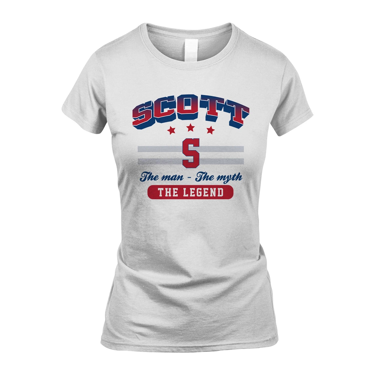 The Man The Myth The Legend With Your Name Shirt SCOTT M1-35