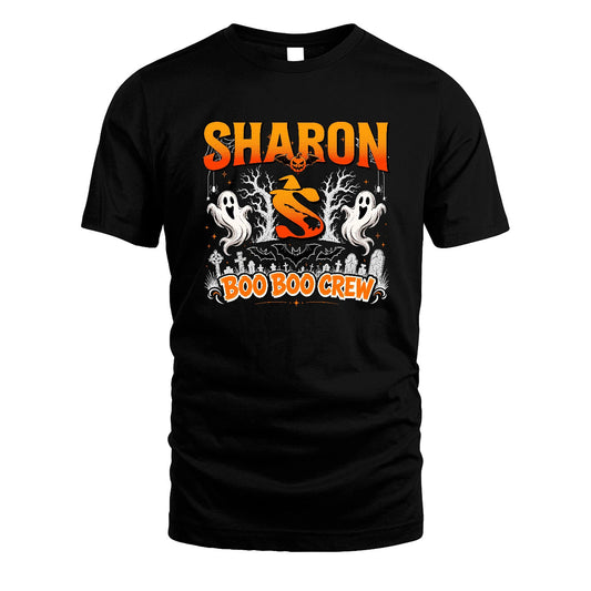 Boo Boo Crew Halloween Custom Name Shirt SHARON M1-28