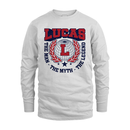 The Man The Myth The Legend Logo Shirt LUCAS M1-30