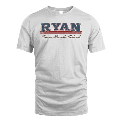 The Man The Myth The Legend Vintage Shirt RYAN M1-6