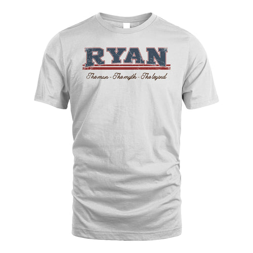 The Man The Myth The Legend Vintage Shirt RYAN M1-6