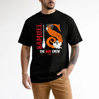 The Boo Crew Halloween With Your Name Shirt SAMUEL M1-23