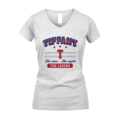 The Man The Myth The Legend With Your Name Shirt TIFFANY M1-35