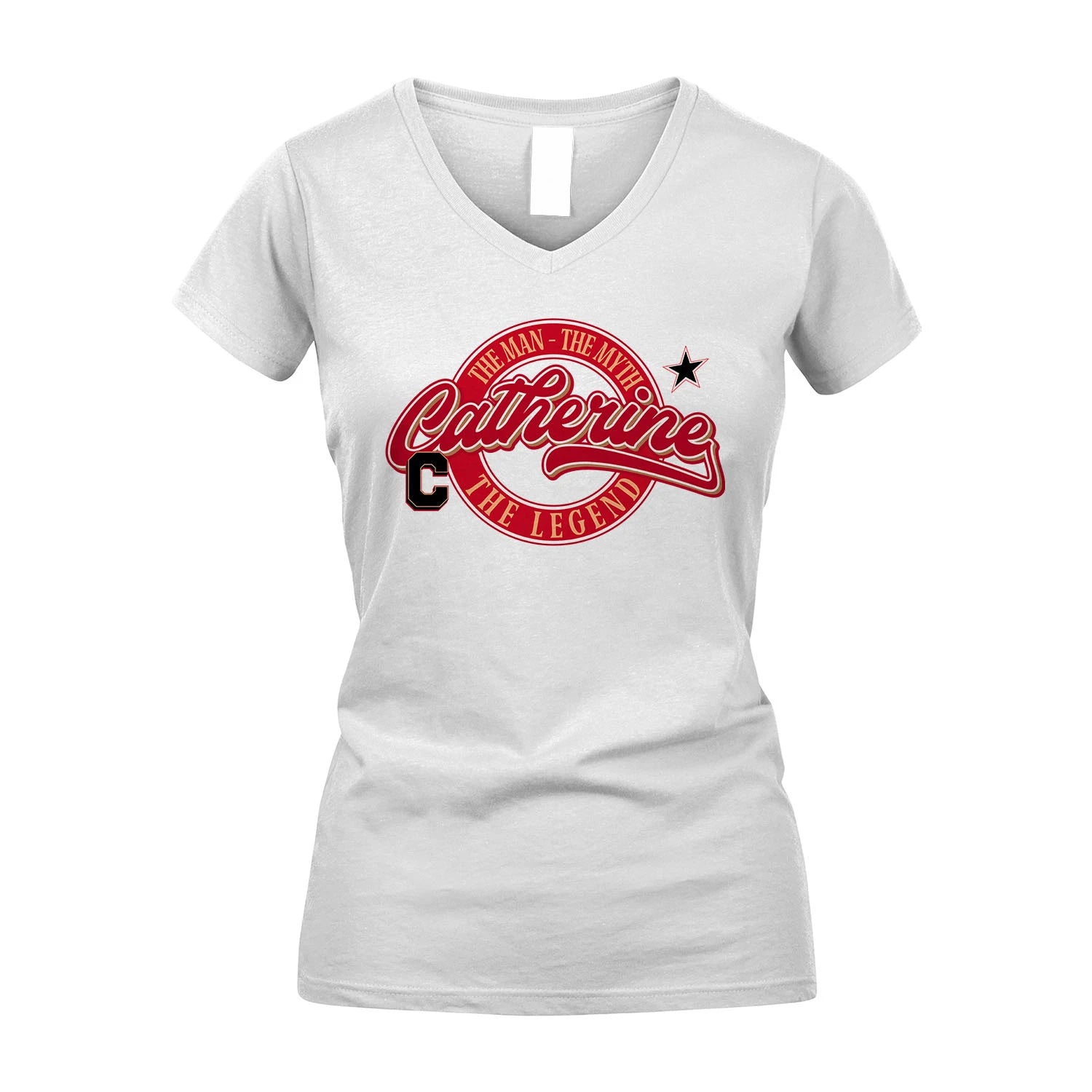 The Man The Myth The Legend Sporty Shirt CATHERINE M1-14