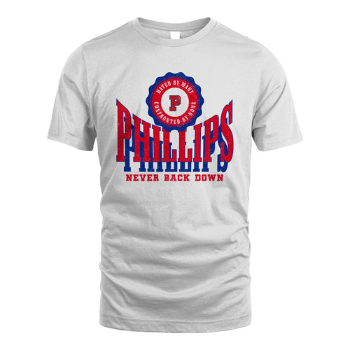 Your Name Never Back Down Shirt PHILLIPS M1-33