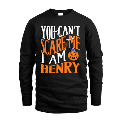 You Can't Scare Me I Am Funny Halloween Shirt HENRY M1-45