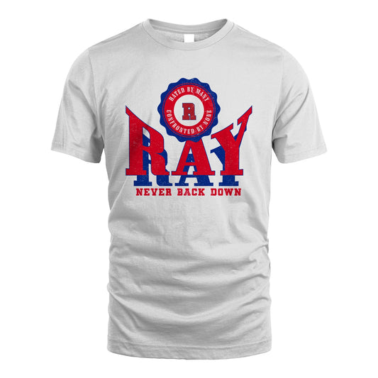 Your Name Never Back Down Shirt RAY M1-33