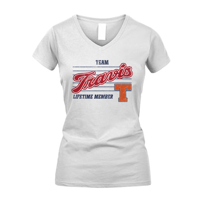 Team Your Name Lifetime Member Vintage Shirt TRAVIS M1-24