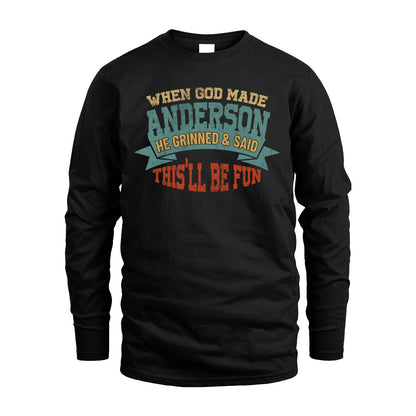 The Man The Myth The Legend Sporty Shirt ANDERSON M1-15