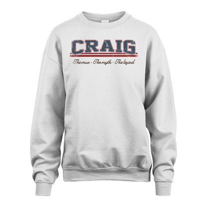The Man The Myth The Legend Vintage Shirt CRAIG M1-6