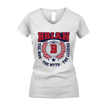 The Man The Myth The Legend Logo Shirt BRIAN M1-30