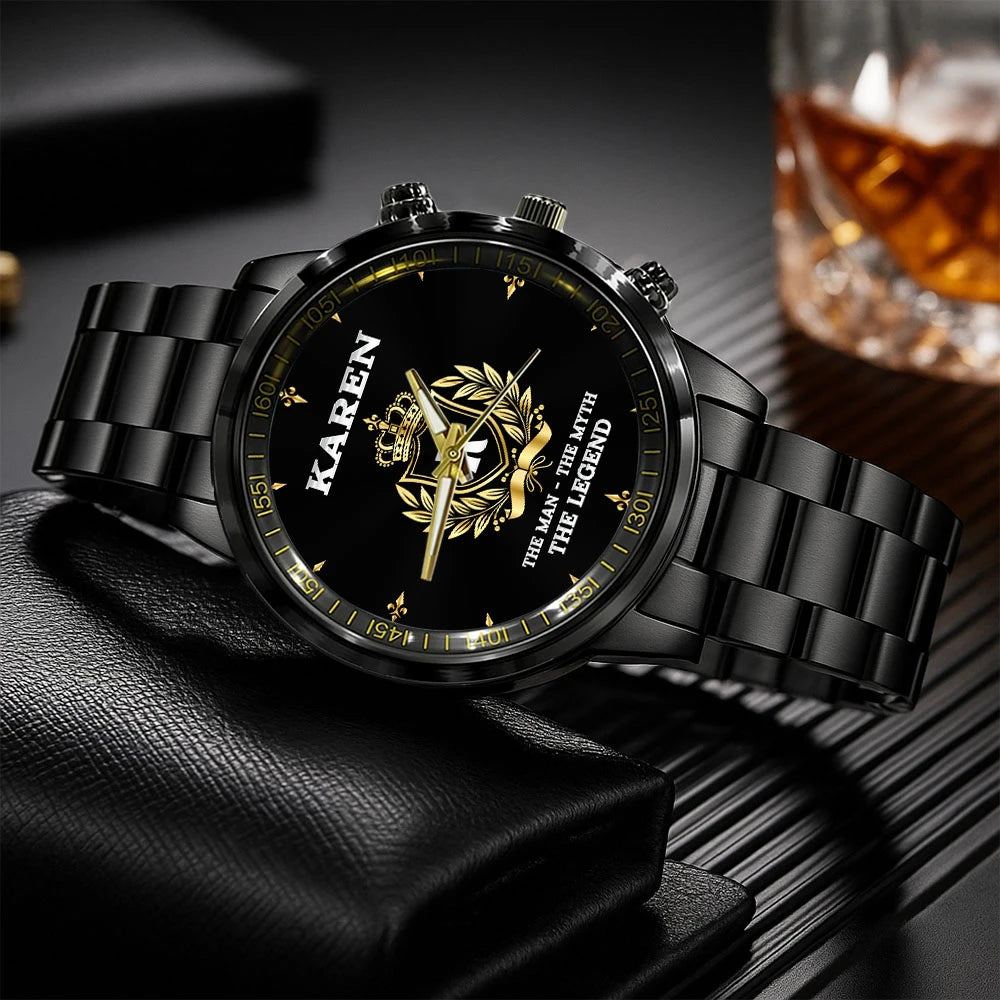 The Man The Myth The Legend King Crown Watch KAREN M1-W4