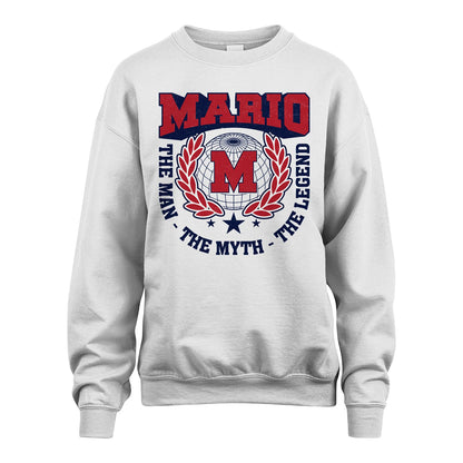 The Man The Myth The Legend Logo Shirt MARIO M1-30
