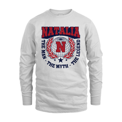 The Man The Myth The Legend Logo Shirt NATALIA M1-30